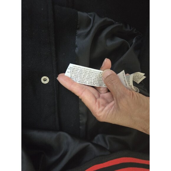 Disney x Forever 21 Mickey Mouse Button up Black Varsity Bomber Jacket Size XL - Picture 6 of 14